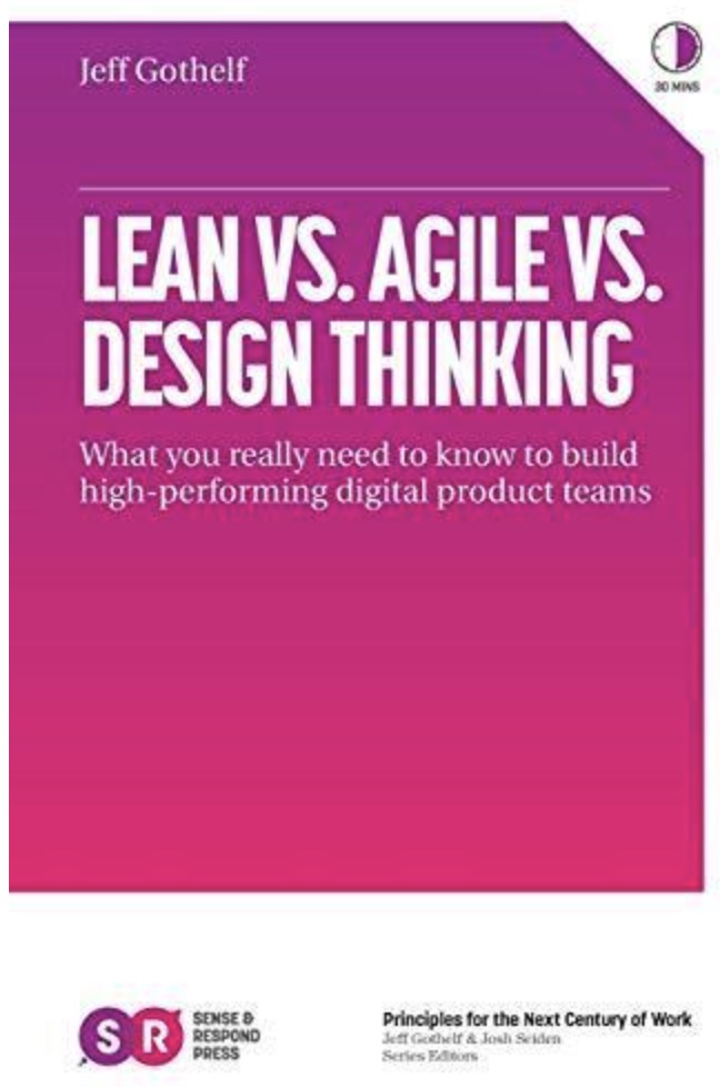 Lean vs. Agile vs. Design Thinking cover